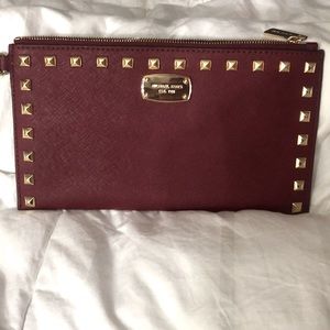 Red Michael Kors wallet